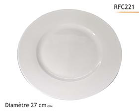 -HOTEL- ASSIETTE PLATE D27CM