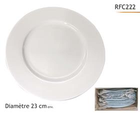 -HOTEL- ASSIETTE PLATE D23CM