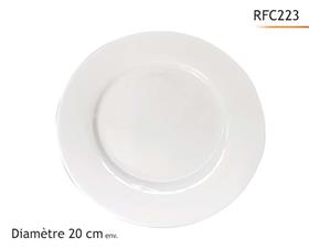-HOTEL- ASSIETTE PLATE D20CM