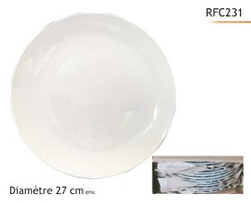 -HOTEL- ASSIETTE PLAT D27CM