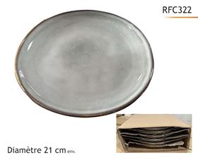 -GALET- ASSIETTE DESSERT 21CM
