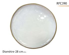 -LACTEE- ASSIETTE CREUSE 28CM