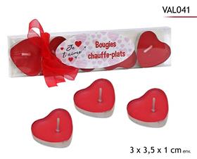 BOUGIES x5  CHAUFFE-PLATS COEU