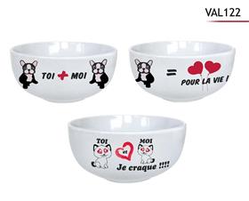 BOL COEUR CHAT/CHIEN 480ML*