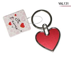 PORTE CLES COEUR METAL